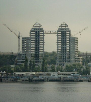 Строительство отеля «Four Points», фотография 2009 года