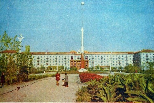 Фотография площади Маяковского в 60-е годы (1960 год)